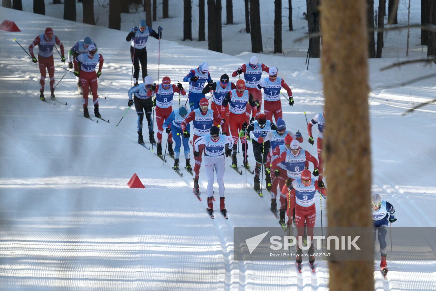 Russia Spartakiad Cross-Country Skiing Men Mass Start