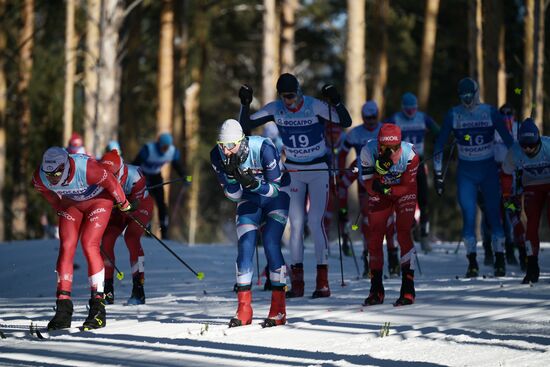 Russia Spartakiad Cross-Country Skiing Men Mass Start