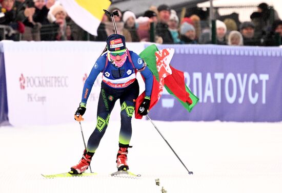 Russia Spartakiad Biathlon Women Relay