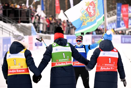 Russia Spartakiad Biathlon Women Relay