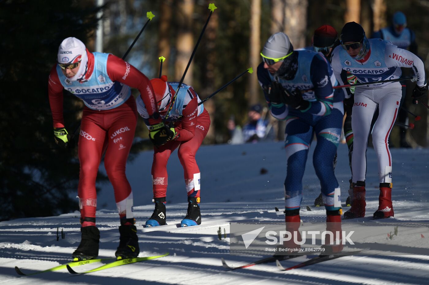 Russia Spartakiad Cross-Country Skiing Men Mass Start