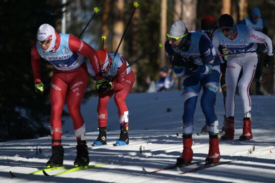 Russia Spartakiad Cross-Country Skiing Men Mass Start