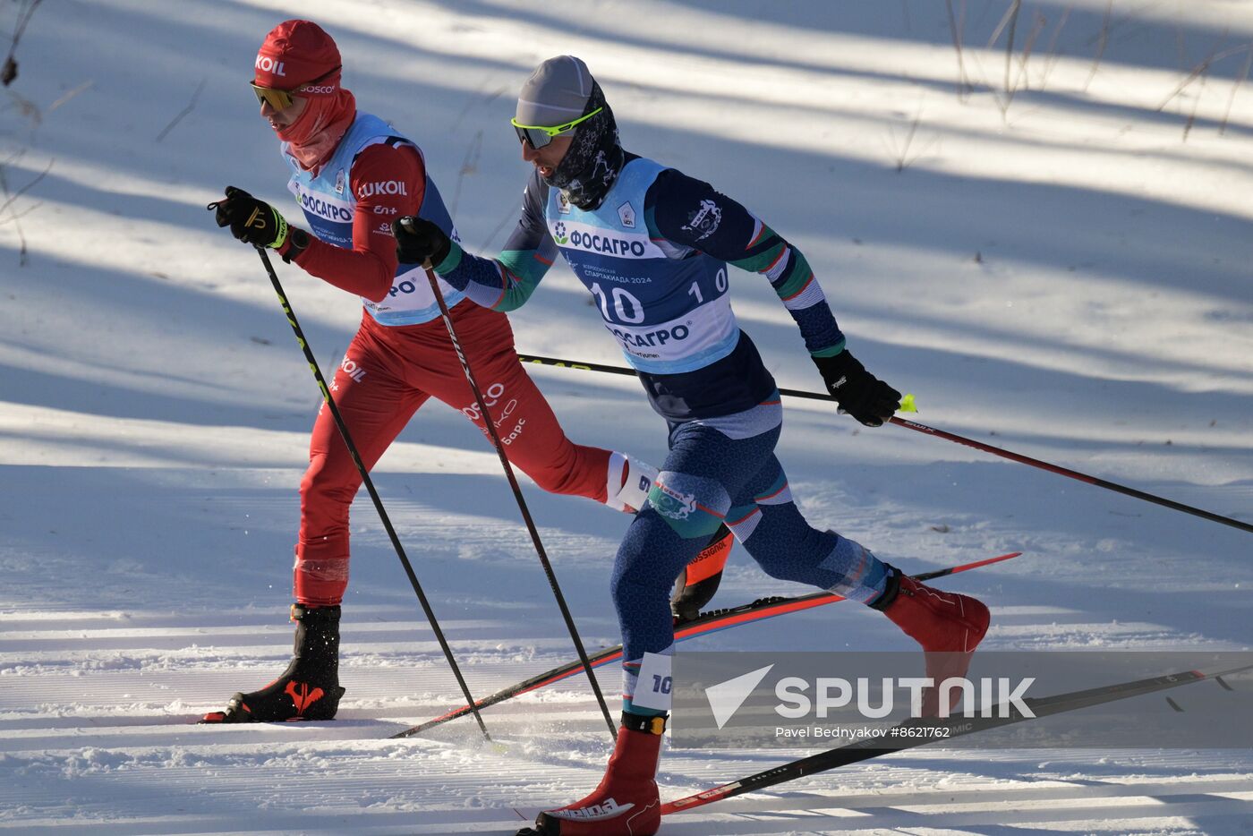 Russia Spartakiad Cross-Country Skiing Men Mass Start