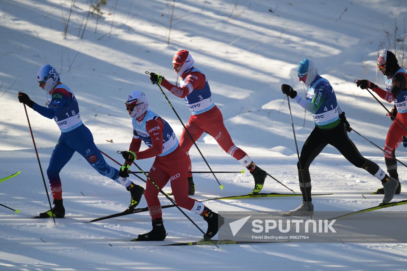 Russia Spartakiad Cross-Country Skiing Men Mass Start