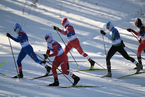 Russia Spartakiad Cross-Country Skiing Men Mass Start