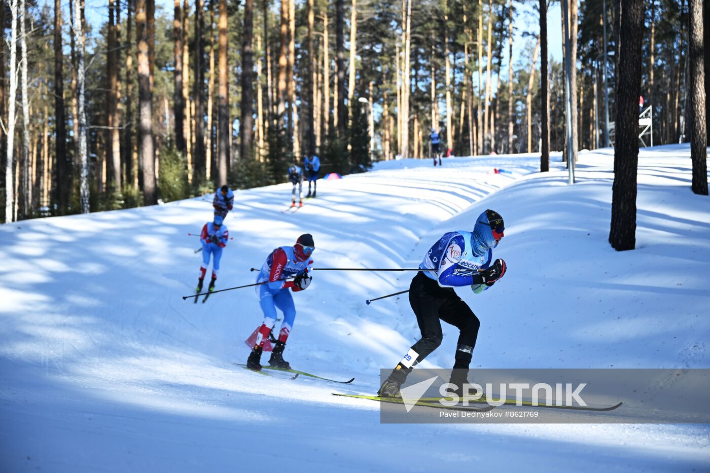 Russia Spartakiad Cross-Country Skiing Men Mass Start