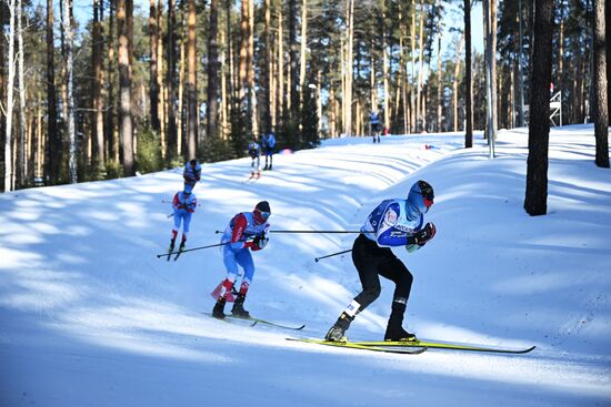 Russia Spartakiad Cross-Country Skiing Men Mass Start