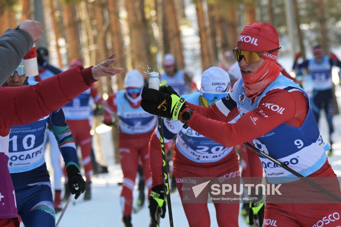 Russia Spartakiad Cross-Country Skiing Men Mass Start