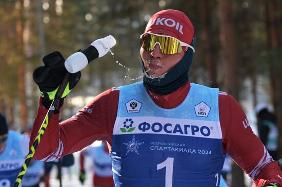 Russia Spartakiad Cross-Country Skiing Men Mass Start