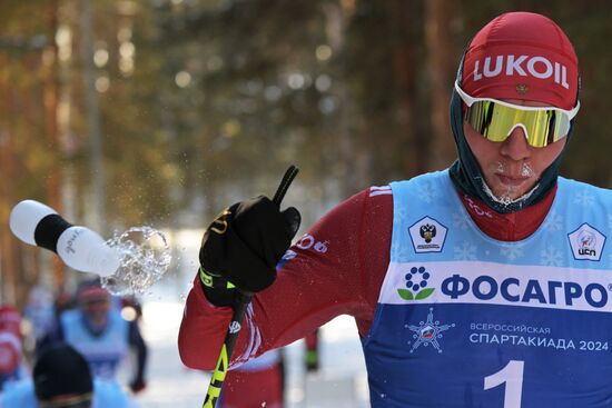 Russia Spartakiad Cross-Country Skiing Men Mass Start