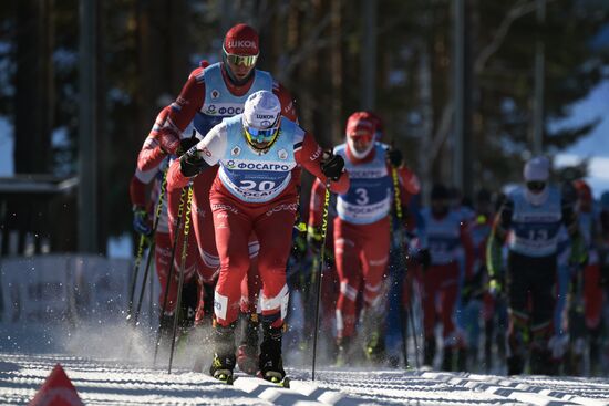 Russia Spartakiad Cross-Country Skiing Men Mass Start