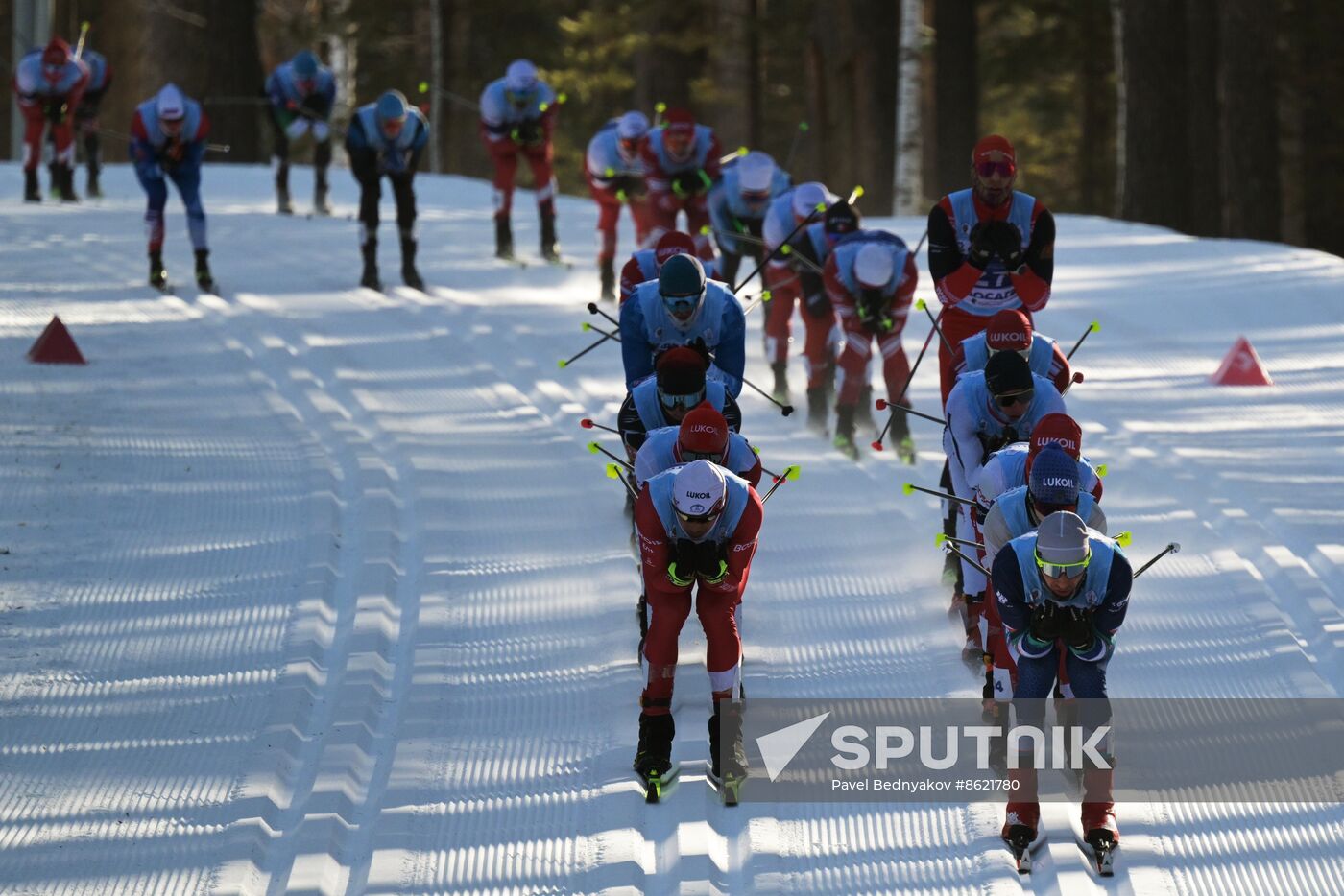 Russia Spartakiad Cross-Country Skiing Men Mass Start