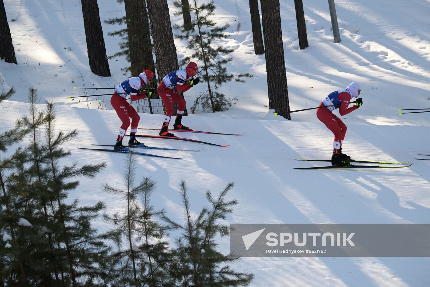 Russia Spartakiad Cross-Country Skiing Men Mass Start