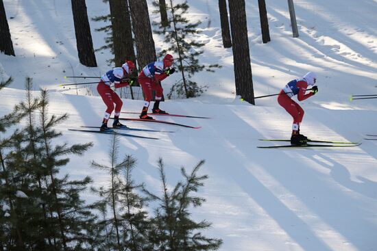 Russia Spartakiad Cross-Country Skiing Men Mass Start