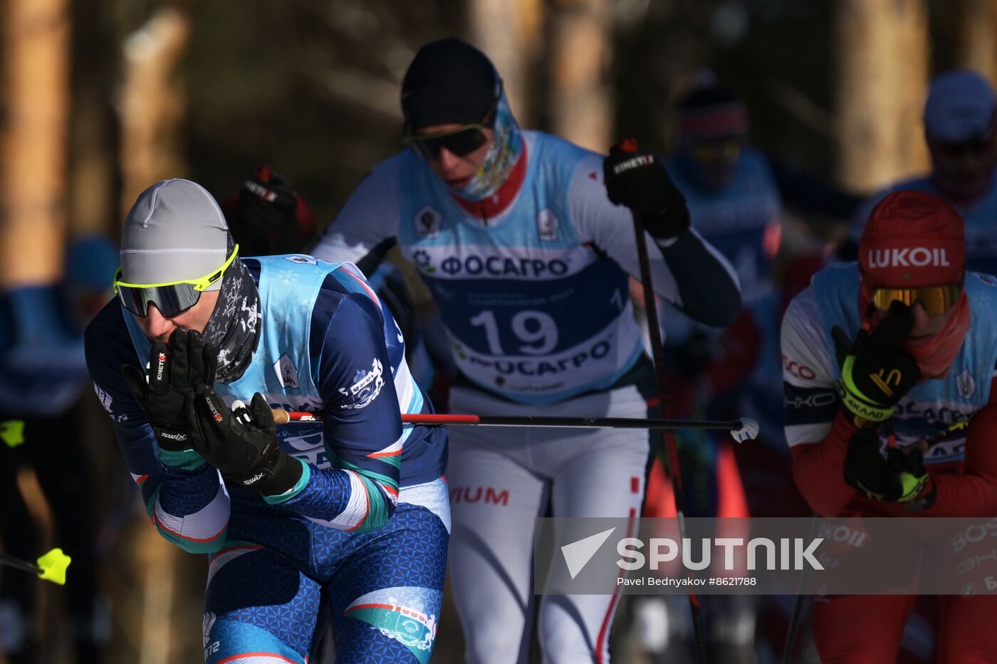 Russia Spartakiad Cross-Country Skiing Men Mass Start