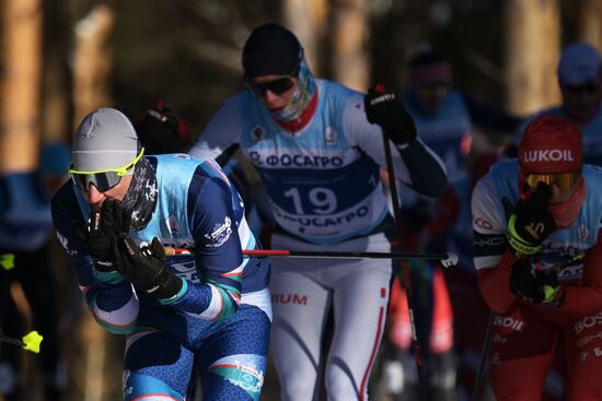 Russia Spartakiad Cross-Country Skiing Men Mass Start