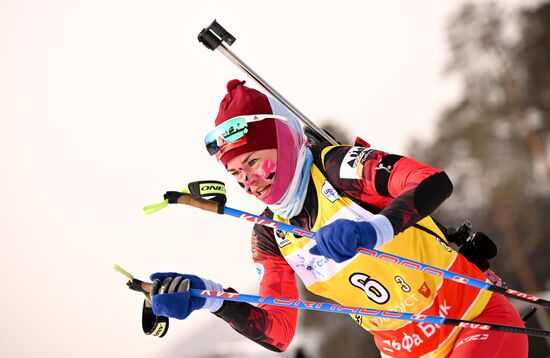 Russia Spartakiad Biathlon Women Relay