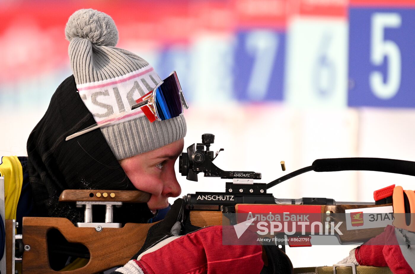 Russia Spartakiad Biathlon Women Relay