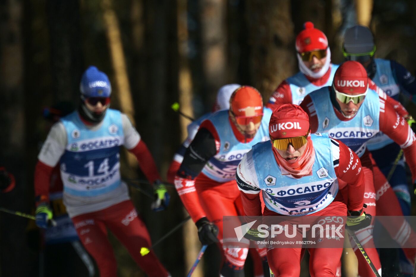 Russia Spartakiad Cross-Country Skiing Men Mass Start