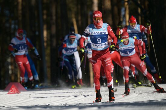 Russia Spartakiad Cross-Country Skiing Men Mass Start