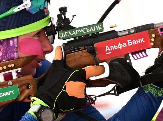 Russia Spartakiad Biathlon Women Relay