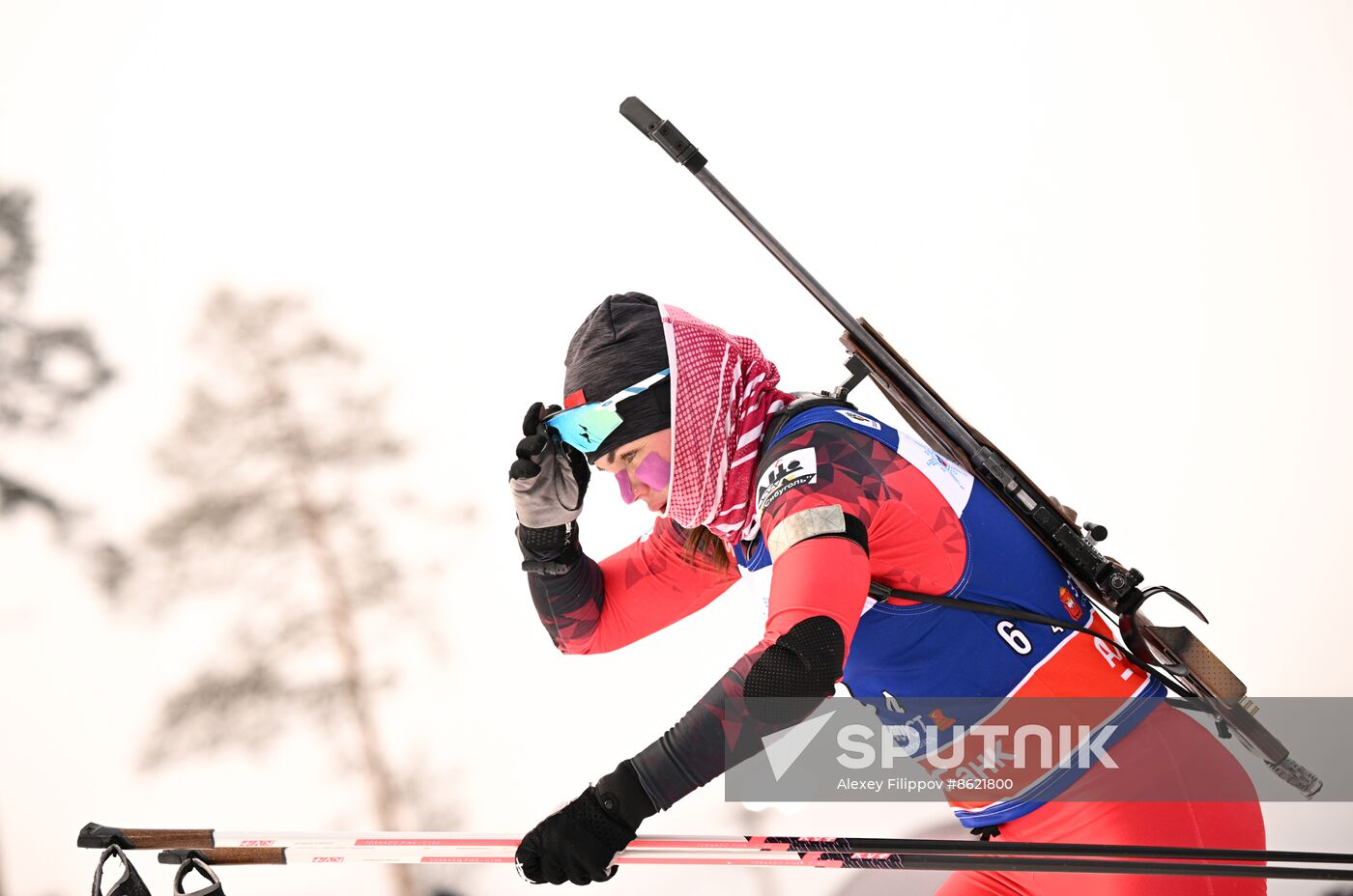 Russia Spartakiad Biathlon Women Relay