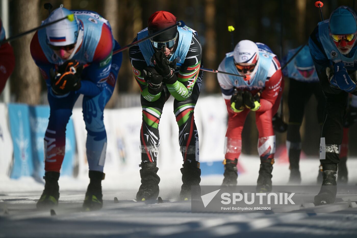 Russia Spartakiad Cross-Country Skiing Men Mass Start