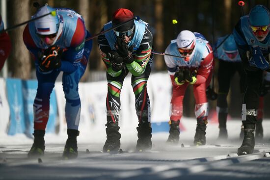 Russia Spartakiad Cross-Country Skiing Men Mass Start