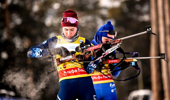 Russia Spartakiad Biathlon Women Relay