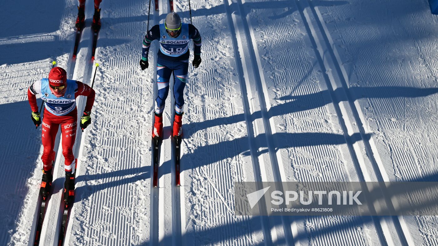 Russia Spartakiad Cross-Country Skiing Men Mass Start