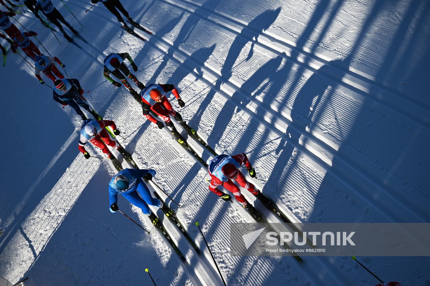 Russia Spartakiad Cross-Country Skiing Men Mass Start