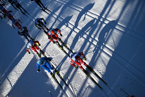 Russia Spartakiad Cross-Country Skiing Men Mass Start