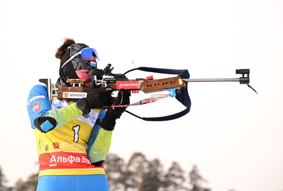 Russia Spartakiad Biathlon Women Relay