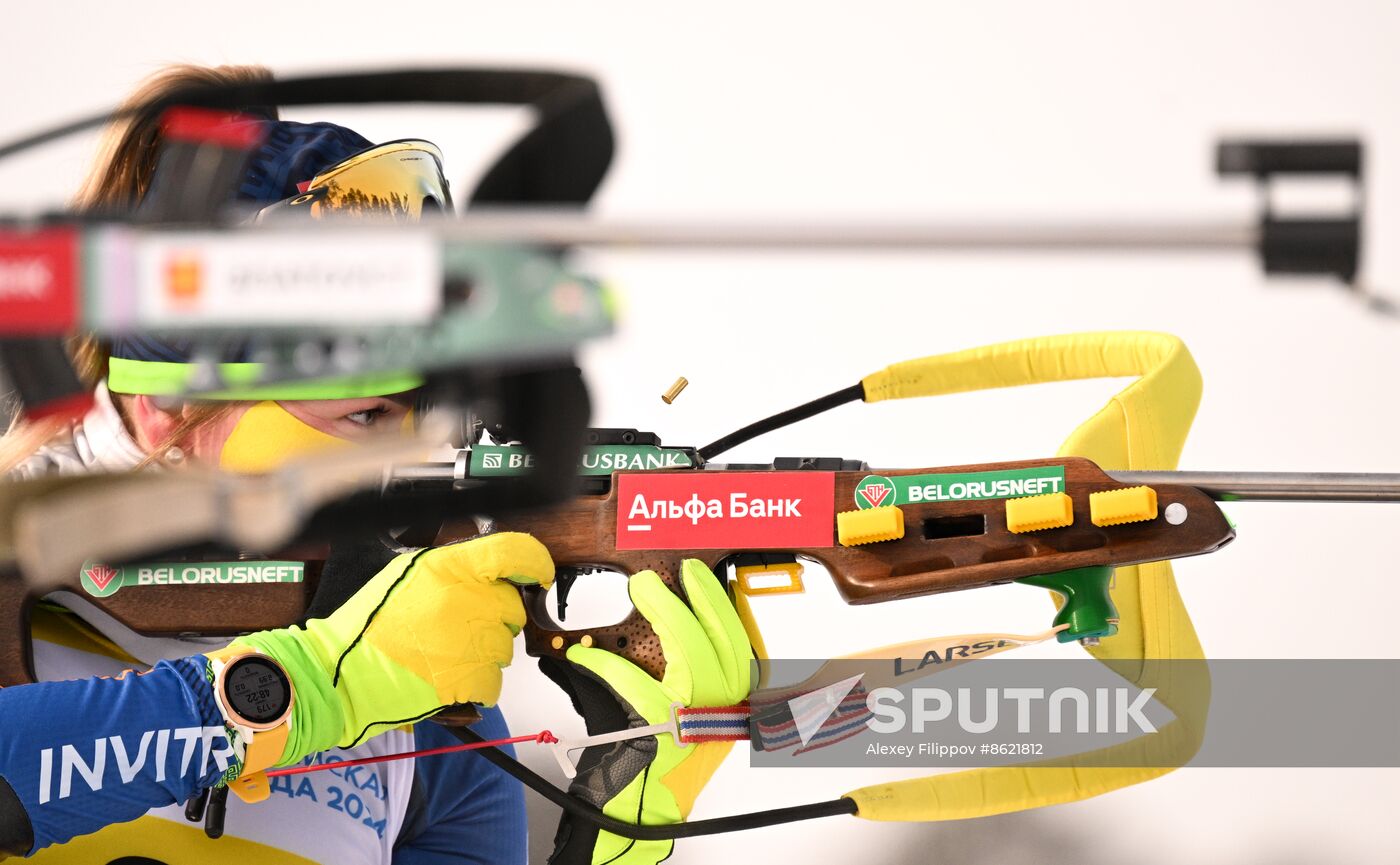 Russia Spartakiad Biathlon Women Relay