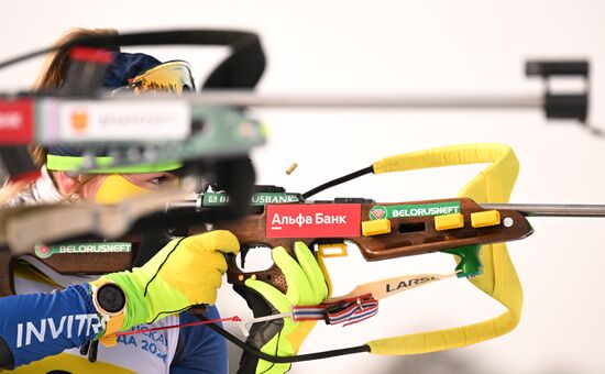 Russia Spartakiad Biathlon Women Relay