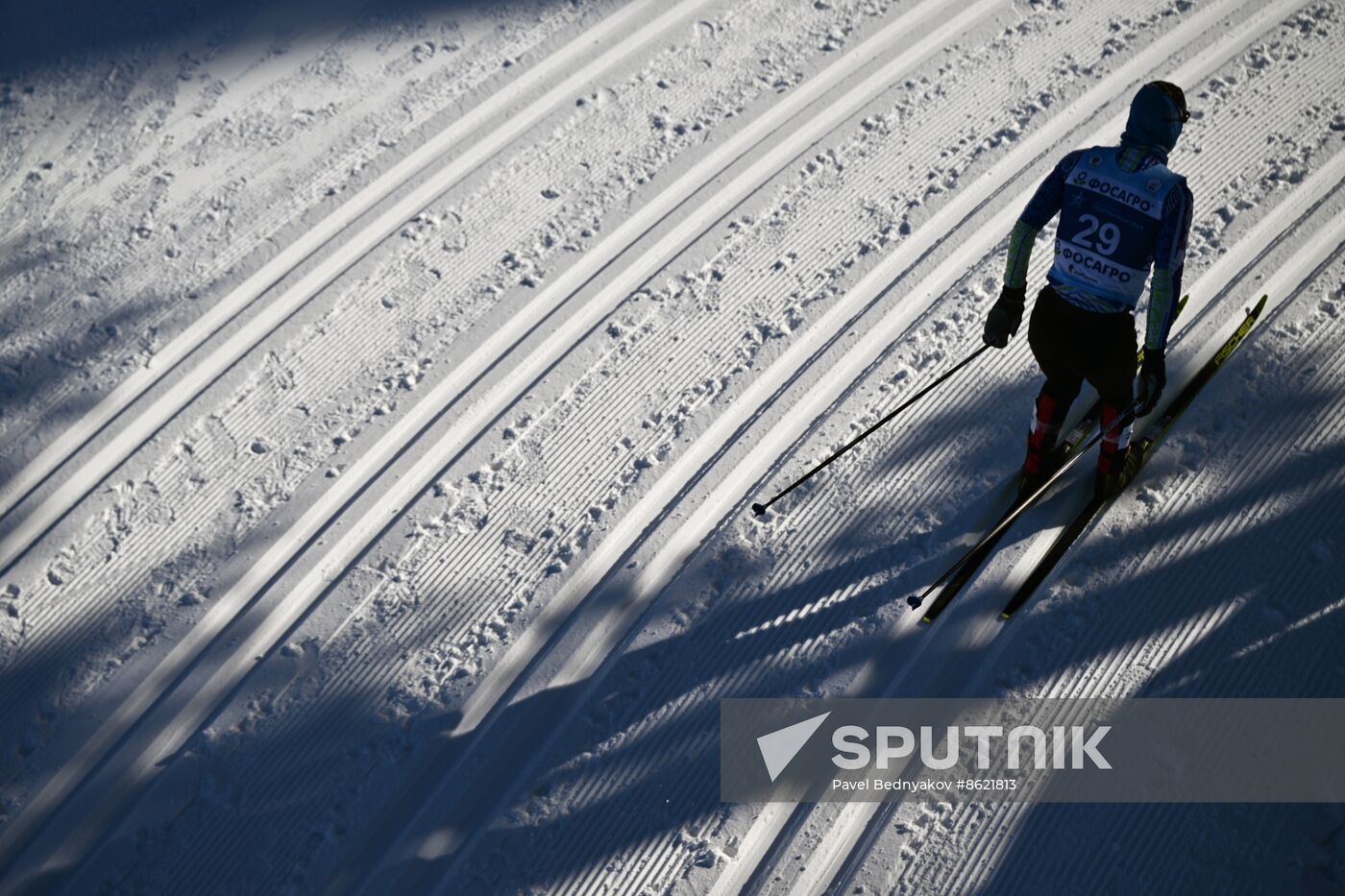 Russia Spartakiad Cross-Country Skiing Men Mass Start