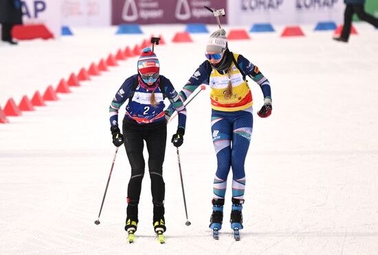 Russia Spartakiad Biathlon Women Relay