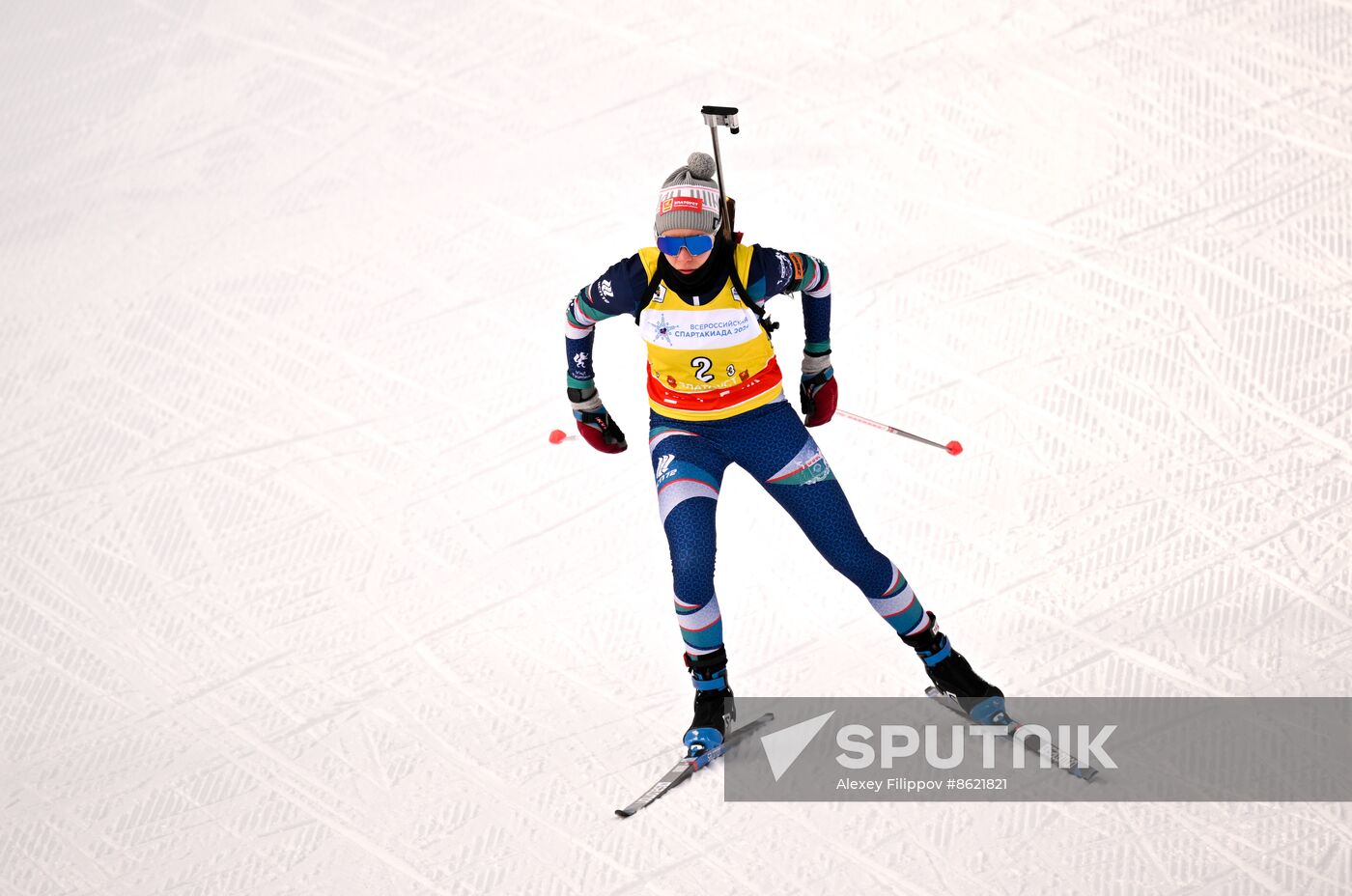 Russia Spartakiad Biathlon Women Relay