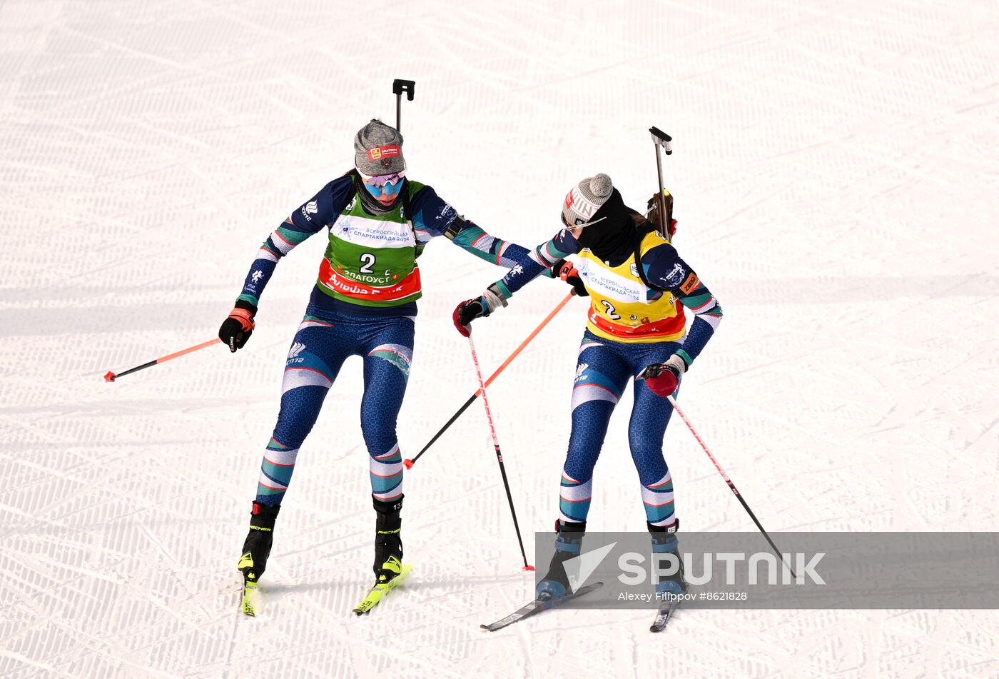 Russia Spartakiad Biathlon Women Relay