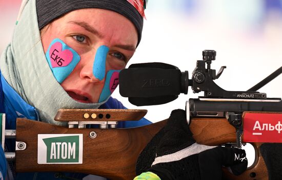 Russia Spartakiad Biathlon Women Relay