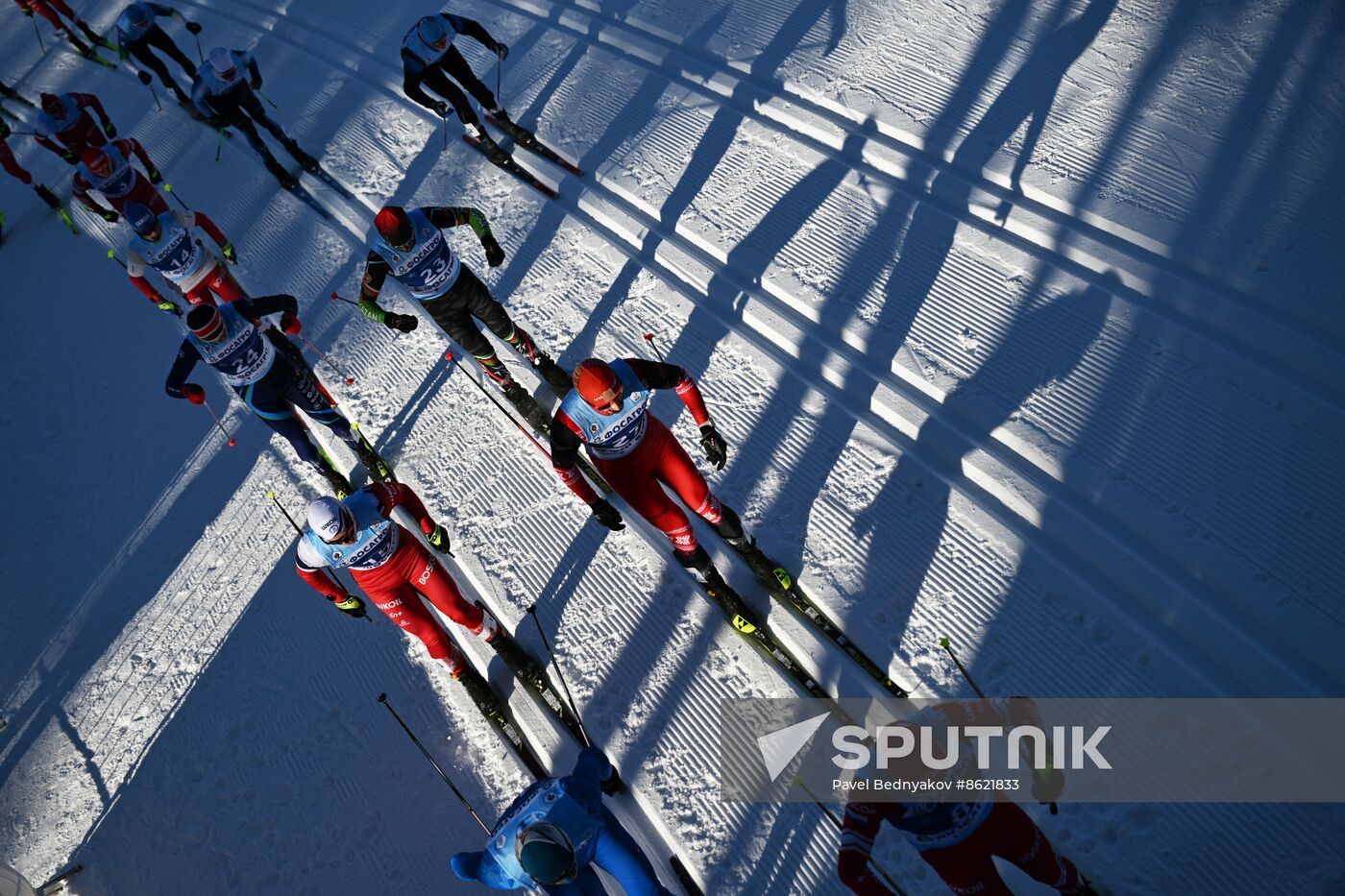 Russia Spartakiad Cross-Country Skiing Men Mass Start