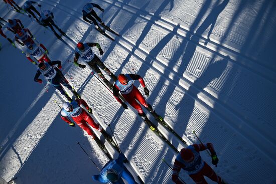 Russia Spartakiad Cross-Country Skiing Men Mass Start