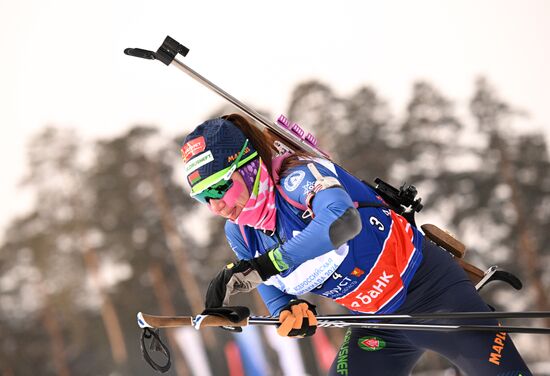 Russia Spartakiad Biathlon Women Relay