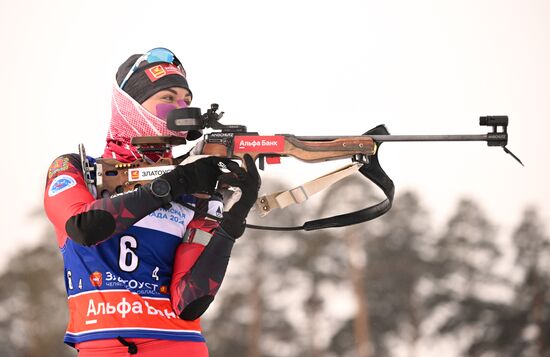 Russia Spartakiad Biathlon Women Relay