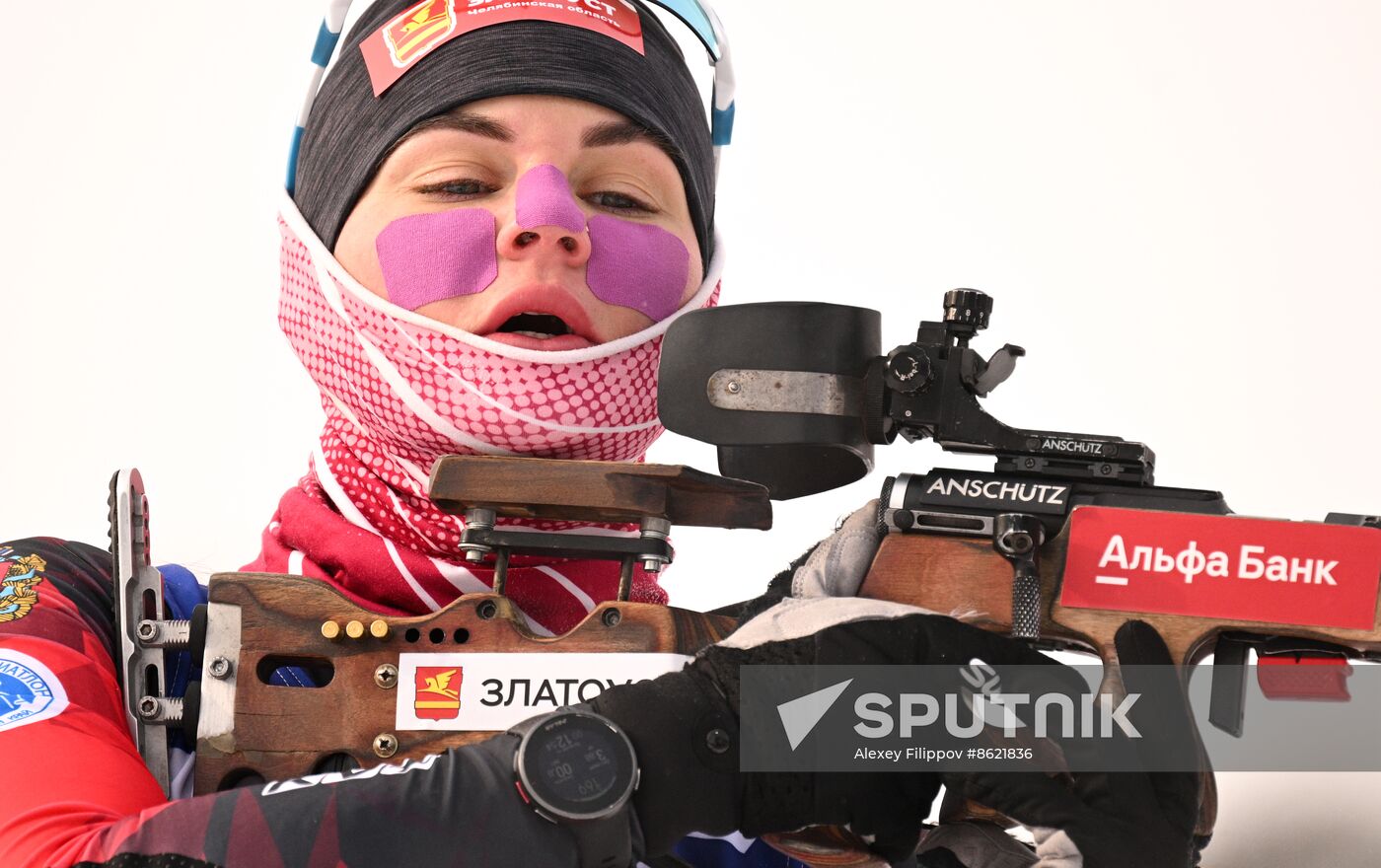 Russia Spartakiad Biathlon Women Relay