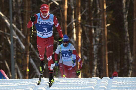 Russia Spartakiad Cross-Country Skiing Men Mass Start