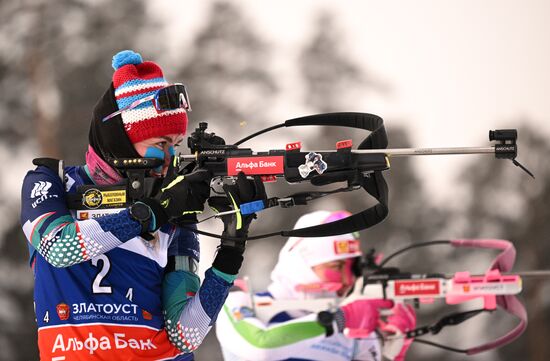 Russia Spartakiad Biathlon Women Relay