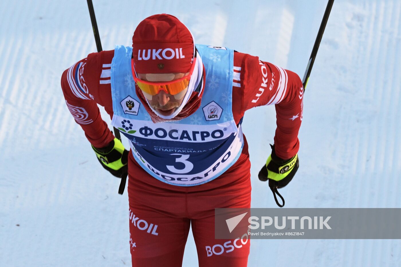 Russia Spartakiad Cross-Country Skiing Men Mass Start