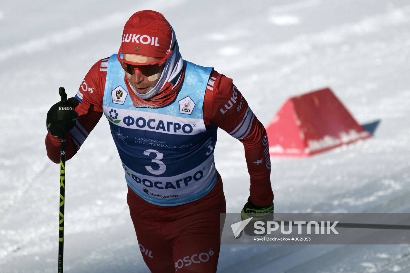 Russia Spartakiad Cross-Country Skiing Men Mass Start