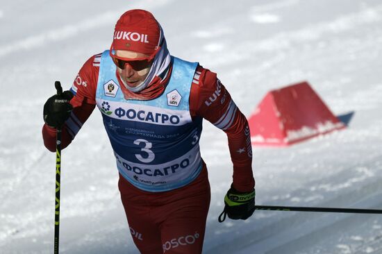 Russia Spartakiad Cross-Country Skiing Men Mass Start